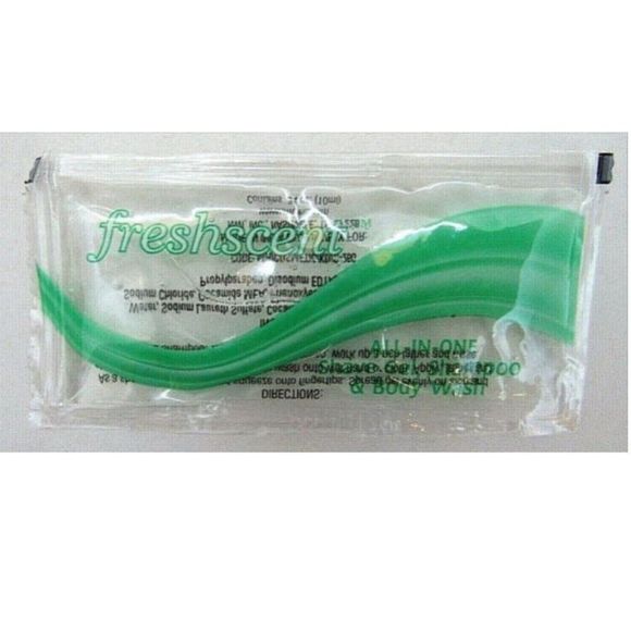 FRESHSCENT All In One Packets Shave Gel, Shampoo - Picture 1 of 4